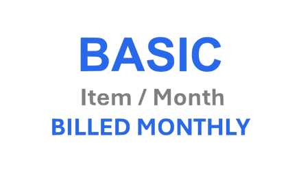 € 8/Item/Month