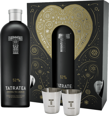 Tatratea 52% Original Tea liqueur 0,7l + 2 cups