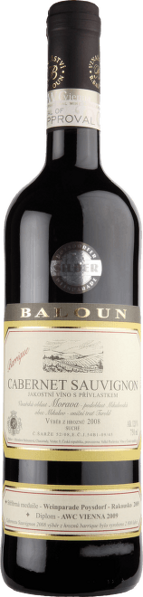 Cabernet Sauvignon Barrique, Selection of grapes, Baloun