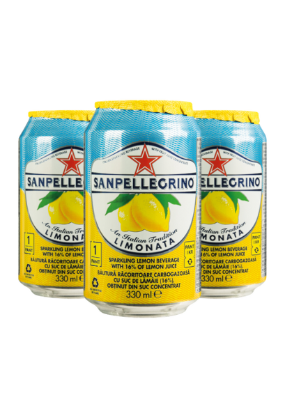 San Pellegrino Limonata (Lemon); CAN 0,33l (sparkling)