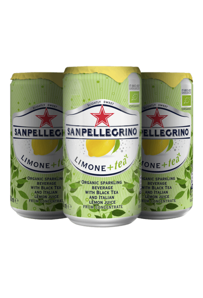 San Pellegrino ice tea + lemon, CAN 0.25l (sparkling)