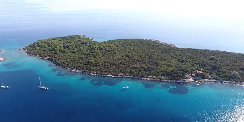 ISLAND IN KAVARNER BAY - CROATIA