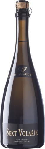 Sekt Riesling Vlašský, "Železná“, Extra-dry, Volařík