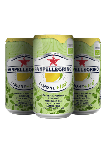 San Pellegrino ice tea + lemon, CAN 0.25l (sparkling)